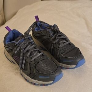 Skechers Black and Blue Women's Sneakers